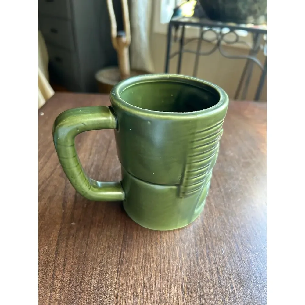 Hawaiian Money Tiki God Mug Hand Painted Ceramic